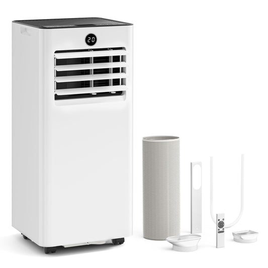 Nexaro 8000 Btus Portable Air Conditioners, 4 in 1 Portable AC with Cool, Dry, Fan Modes, Quiet Air Conditioners with 24H Timer &amp; Sleep Modes, with Remote, for Bedroom, Apartments up to 350 Sq.Ft